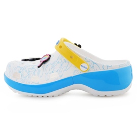Plataforma Pitufia Crocs de mujeres Clog 210822-90h blanco 4