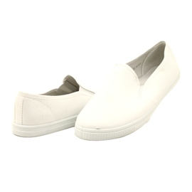 Material blanco de zapatillas para mujeres insertadas 4
