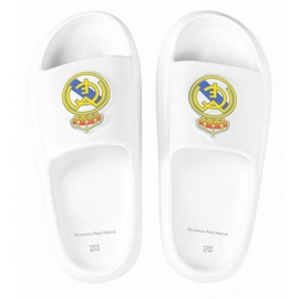Real Madryt Flip de piscina de playa del Real Madrid Eva 2300006880B Flip -Flops blanco 1