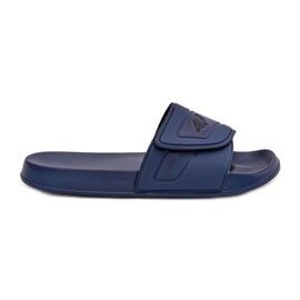 Flip-flops para hombres con velcro 4fmm00fflim091-31s azul marino 7