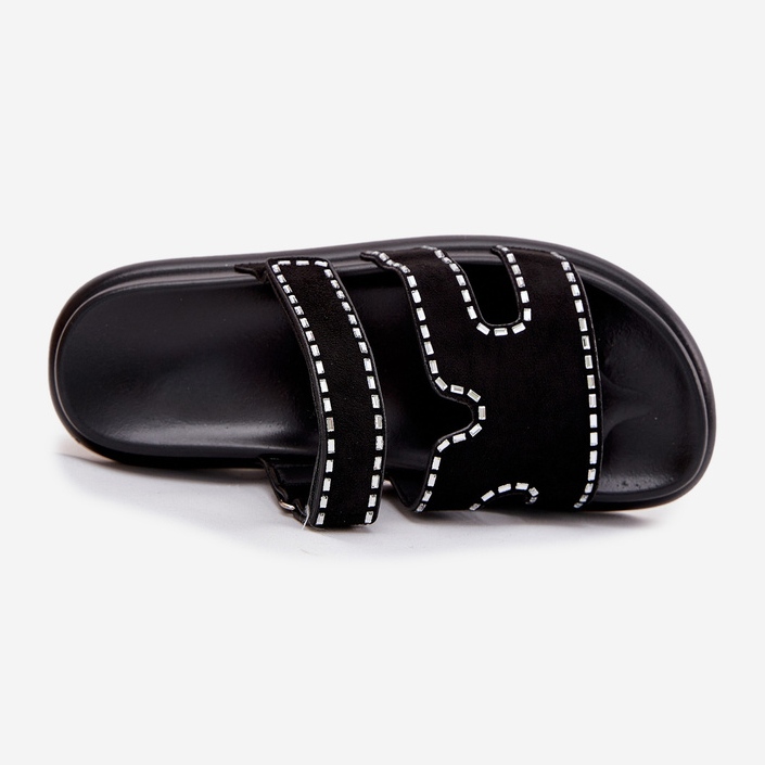 Boto Flip Flip Flip con decoración en la plataforma Black Dlyna negro 2