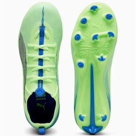 Puma Ultra 5 Pro FG/AG JR 107693-03 Zapatos de fútbol verde 3
