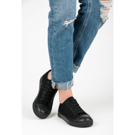 Deportivas mujer atadas negro 6