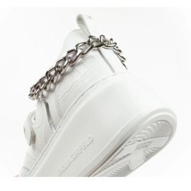 Zapatos deportivos femeninos Karl Lagerfeld Anakapri KL63543 01S blanco 5