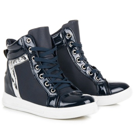Emaks Deportivas lacadas azul 4