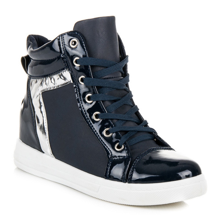 Emaks Deportivas lacadas azul 1