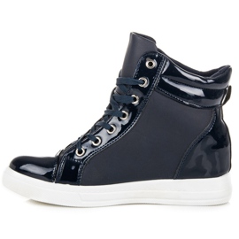 Emaks Deportivas lacadas azul 2