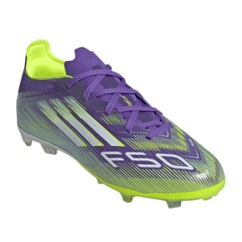 Adidas F50 Elite FG JR JH7714 Zapatos de fútbol violeta 1