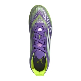 Adidas F50 Elite FG JR JH7714 Zapatos de fútbol violeta 3