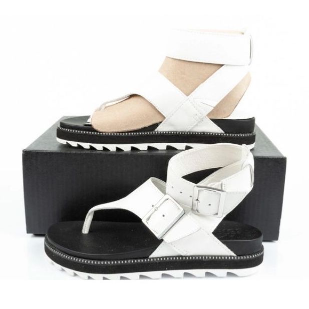 Sandalias para mujeres Sorel NL6272-125 Flip-Flops blanco 7