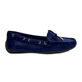 Mocasines azul marina ecológica de la fiesta de mujeres 4