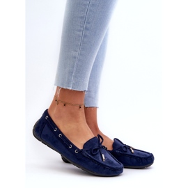 Mocasines azul marina ecológica de la fiesta de mujeres 2