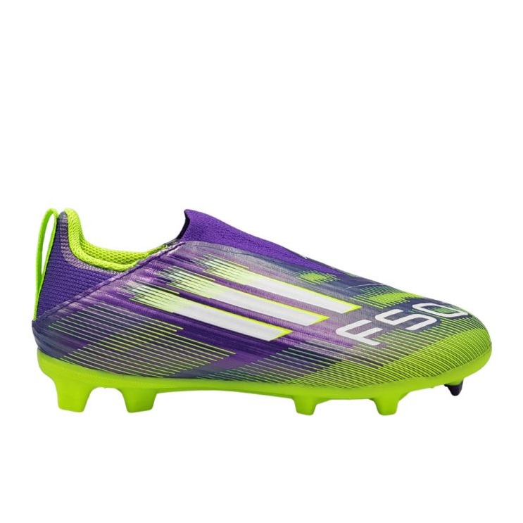Adidas F50 League LL FG/MG JR JH7743 Zapatos de fútbol violeta 1