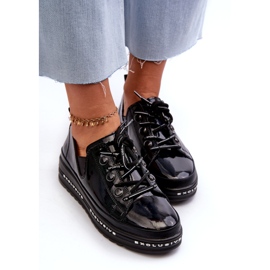 S.Barski CACHA -UP ZAPATOS DE MUJER EN LA PLATAFORMA DE NATUROSO S. BARSKI LR620 NEGRO 5