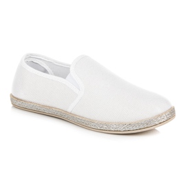Muto Alpargatas blancas sin cordones blanco 3