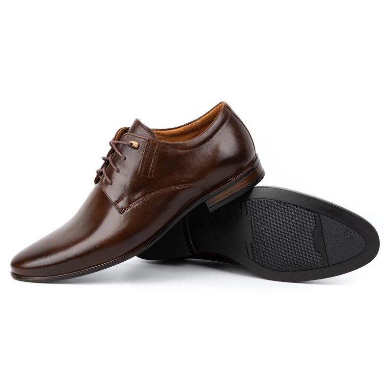 Olivier Zapatos de vestir hombre piel 480 marron oscuro marrón 3