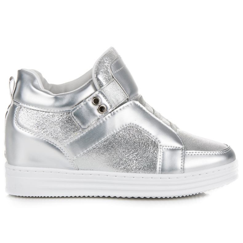 Muto Deportivas plateadas con velcro gris 2 Muto Deportivas plateadas con velcro gris 2