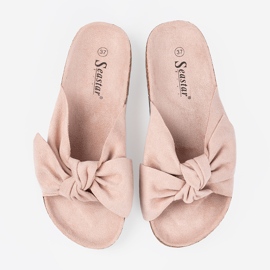 Seastar Chanclas en polvo con un arco grande 7