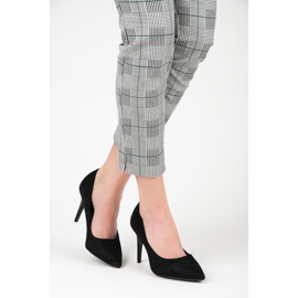 Tacones de ante negro 5