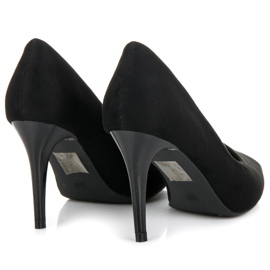 Tacones de ante negro 1
