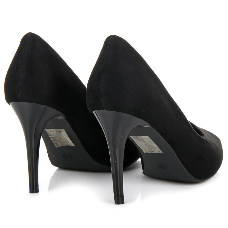 Tacones de ante negro 1