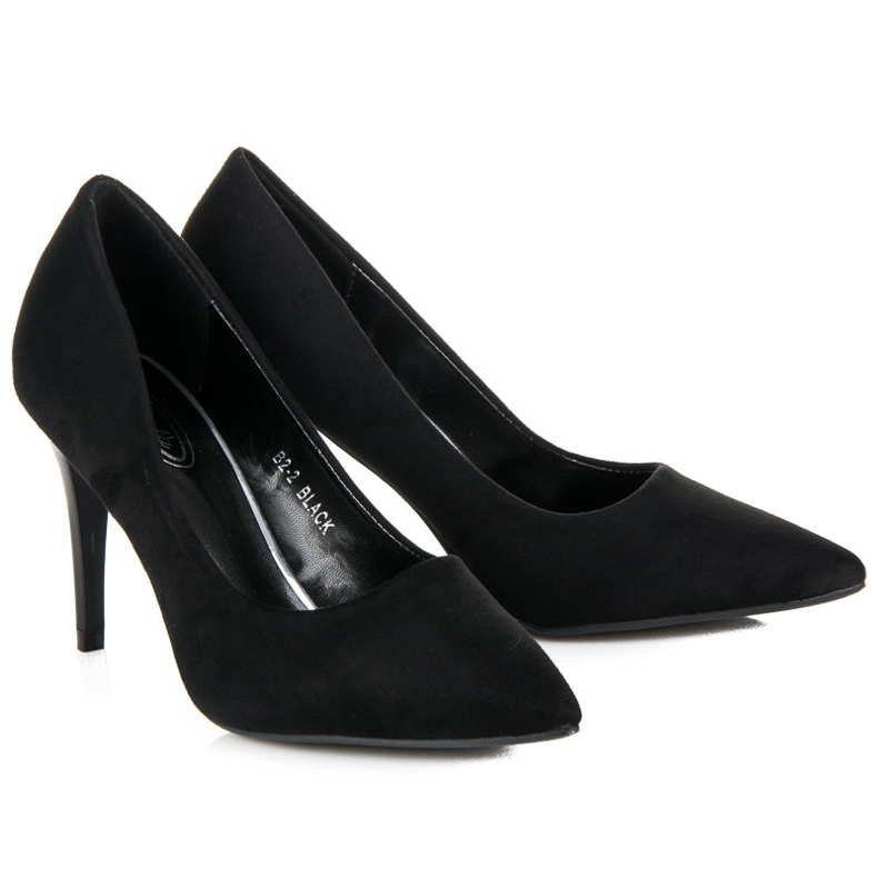 Tacones de ante negro 2