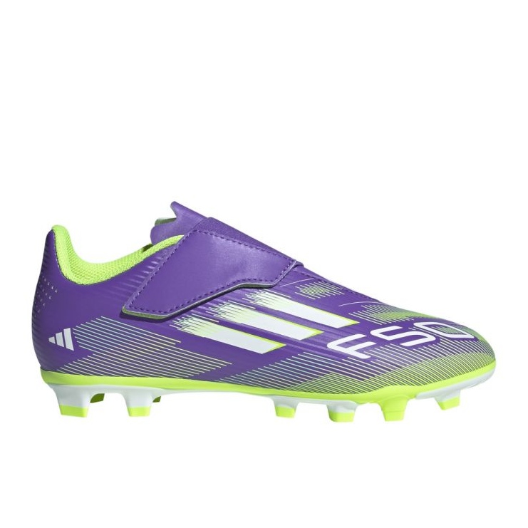 Adidas F50 Club H&amp;L FG/MG JR JI0036 Zapatos de fútbol púrpura 1
