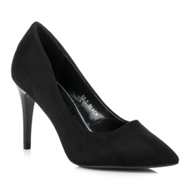 Tacones de ante negro 3
