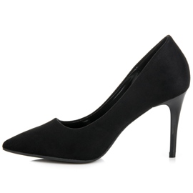 Tacones de ante negro 4