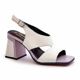 S.Barski Sandalias Tacón Alto Mujer Blanco D&A MR38-153 2 S.Barski Sandalias Tacón Alto Mujer Blanco D&A MR38-153 2