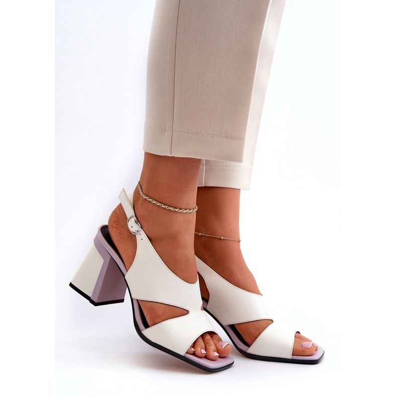 S.Barski Sandalias Tacón Alto Mujer Blanco D&A MR38-153 3 S.Barski Sandalias Tacón Alto Mujer Blanco D&A MR38-153 3