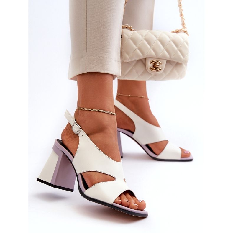 S.Barski Sandalias Tacón Alto Mujer Blanco D&A MR38-153 4 S.Barski Sandalias Tacón Alto Mujer Blanco D&A MR38-153 4