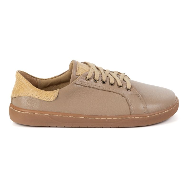 Olivier Aura: zapatos de cuero para mujeres de capuchino zapatos descalzos de zapatillas de deporte con caída cero beige 1 Olivier Aura: zapatos de cuero para mujeres de capuchino zapatos descalzos de zapatillas de deporte con caída cero beige 1