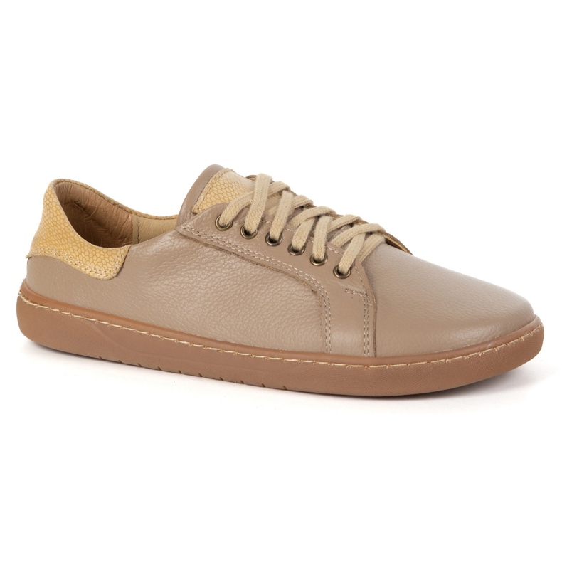 Olivier Aura: zapatos de cuero para mujeres de capuchino zapatos descalzos de zapatillas de deporte con caída cero beige 2 Olivier Aura: zapatos de cuero para mujeres de capuchino zapatos descalzos de zapatillas de deporte con caída cero beige 2