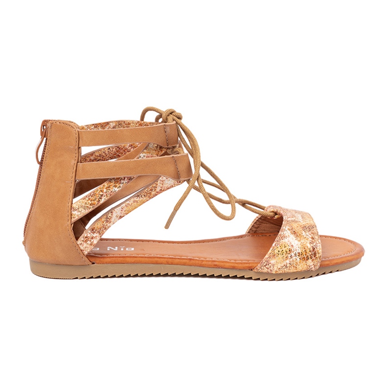 Shelvt Encaje de sanadals -up con motivo de serpiente 2