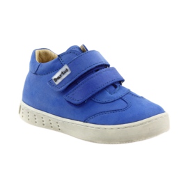 Zapatos de niño con velcro Bartuś azul 1