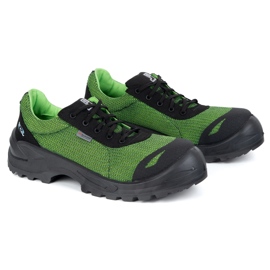 Fagum-Stomil Zapatos de cuero para hombres 1172p Raptor Black S1 Fo Sr Aramid 3D verde 4