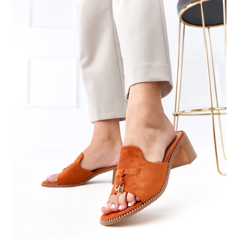 Flip marrón -Flops en el adorno de abedul 2