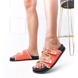 Flip de naranja -flops con hebillas sameli 4