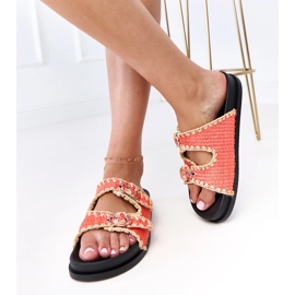 Flip de naranja -flops con hebillas sameli 5