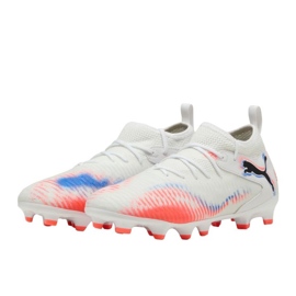 Puma Future 8 Match FG/AG JR 108614 01 Zapatos de fútbol blanco 1