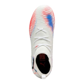 Puma Future 8 Match FG/AG JR 108614 01 Zapatos de fútbol blanco 3