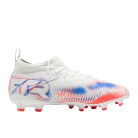 Puma Future 8 Match FG/AG JR 108614 01 Zapatos de fútbol blanco 4