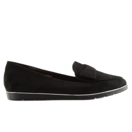 Mocasines mujer negros 127-2 negro 2