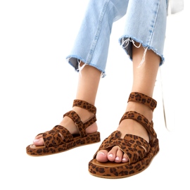 Sandalias de la Pantera Maimuna sujetas con el tobillo multicolor 1