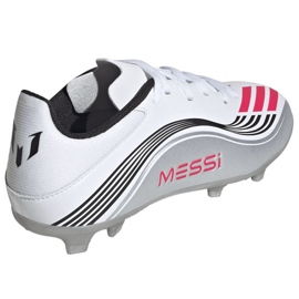 Adidas F50 Messi League FG/MG JP7454 Zapatos de fútbol blanco 12