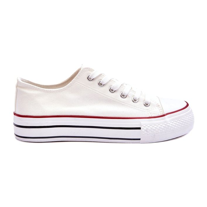Zapatillas Clásicas De Plataforma Baja Blanco Jazlyn 1 Zapatillas Clásicas De Plataforma Baja Blanco Jazlyn 1