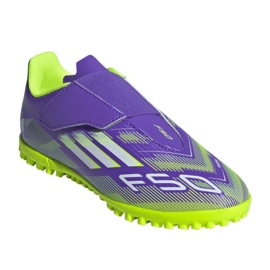 Adidas F50 Club Vel TF JR JI0034 Zapatos de fútbol púrpura 2
