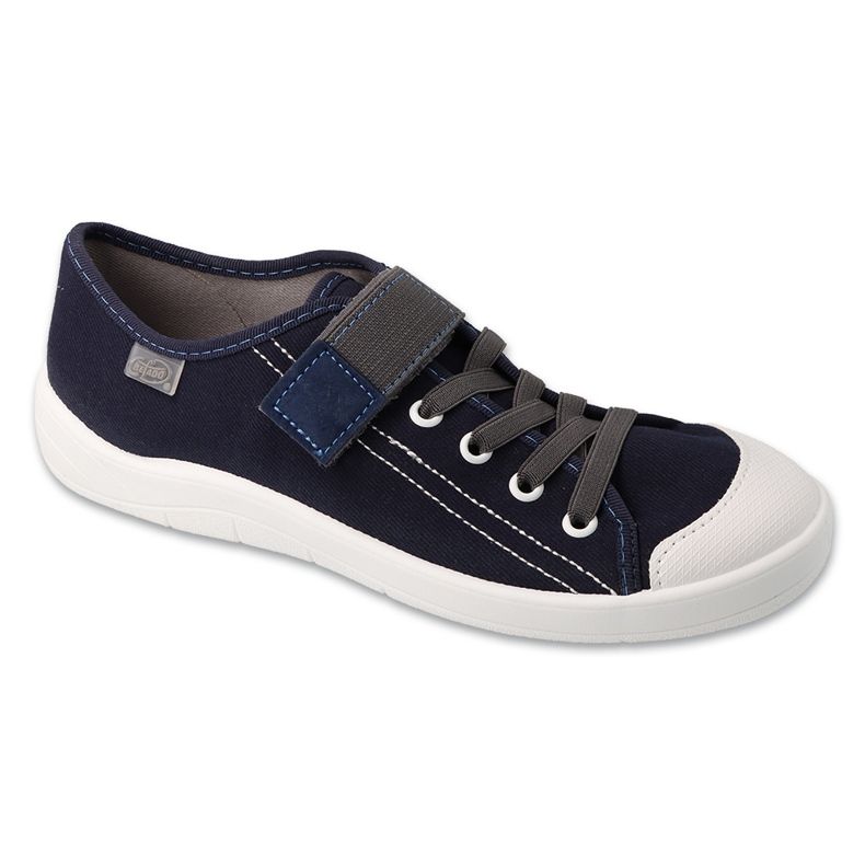 Zapatillas de zapatillas Befado con velcro 251Q047 azul marino 2