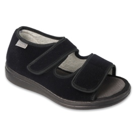 Dr. ORTO Befado Sandalias de velcro para hombres 070M001 negro 4